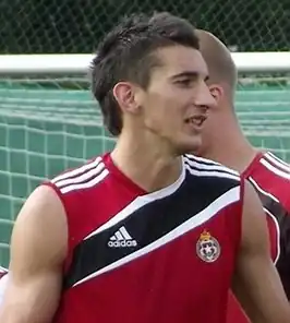 Bunoza met Wisła Kraków.