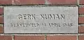 Monument voor Gerke Numan in brug