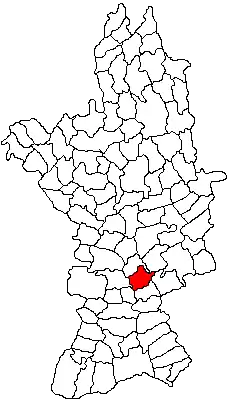 Kaart van Gostavățu