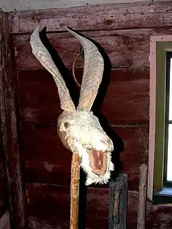 Julbock in een museum, 18e eeuw