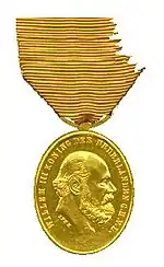 Medaille (in goud)