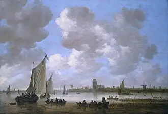 Gezicht op Dordrecht, Jan van Goyen