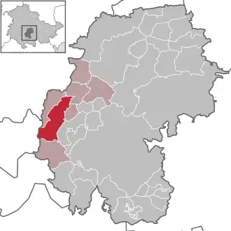 Kaart van Gräfenroda