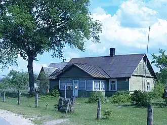 Dorpswinkel in Grūtas