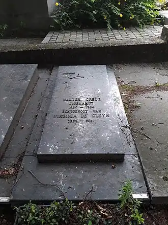Het graf van Walter Cabus en zijn echtgenote Virginia De Cleyn op de Campo Santo (Gent)