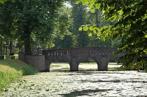 Gracht bij Kasteel Well