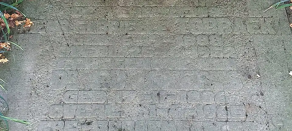 Graf Eduard Geerts op de begraafplaats van Kontich.