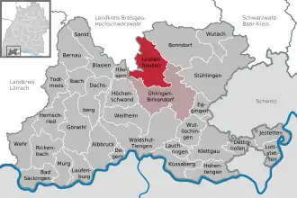 Kaart van Grafenhausen