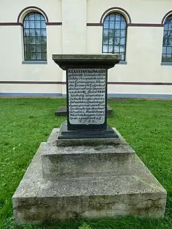 Grafdicht van Grijpskerks eerste burgemeester Klaas Jans de Waard