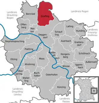 Kaart van Grafling