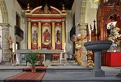 Interieur van de kerk