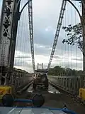Auto's over de brug
