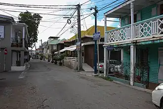 Straat in Grand Case