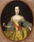 Catharina I met de Orde van de Heilige-Catharina
