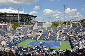 Grandstand op het Billie Jean King National Tennis Center