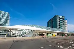 Metrostation Den Haag Centraal voor de E-lijn van de RET