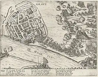 Overzicht van het beleg (Collectie: Rijksmuseum Amsterdam)