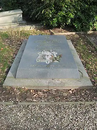 Grafsteen van kardinaal Willebrands in Utrecht