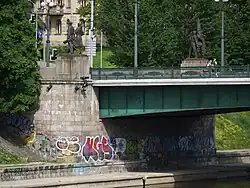 Graffiti onder de brug (gefotografeerd in 2010)