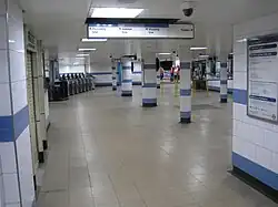 De ondergrondse stationshal