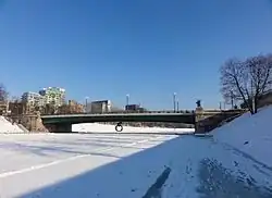 De Groene Brug in de winter (gefotografeerd in 2012)