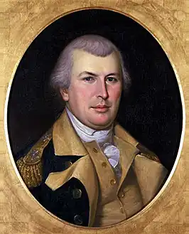 Nathanael Greene, geportretteerd door Charles Wilson Peale