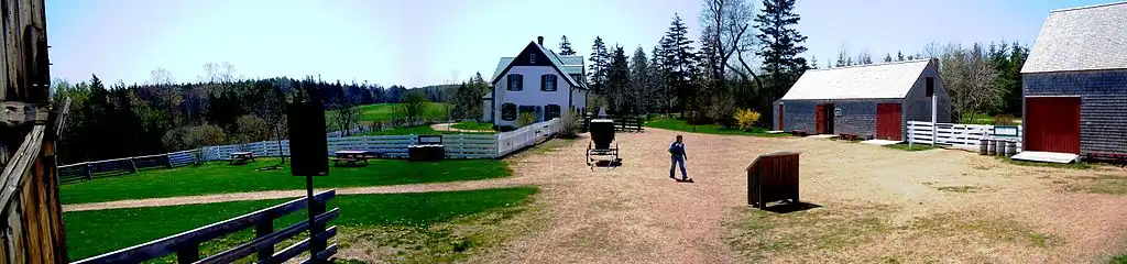 Panorama van landgoed Green Gables in Cavendish