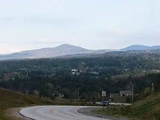 De Green Mountains, net buiten Montpelier