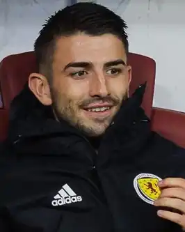 Taylor in 2019 als speler van Schotland