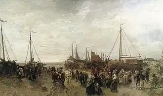 Terugkeer van de visvangst, Scheveningen