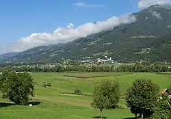 Greifenburg, stadspanorama vanaf Waisach