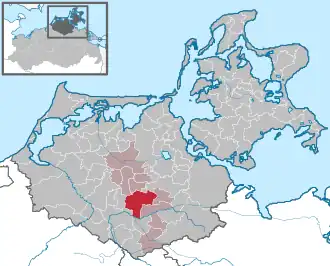 Kaart van Gremersdorf-Buchholz