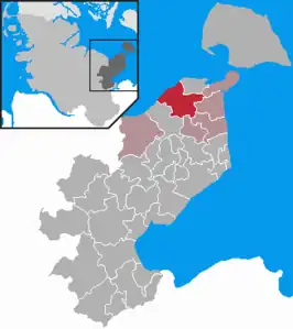 Kaart van Gremersdorf