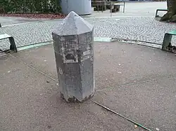 Grenspaal 'echte' drielandenpunt