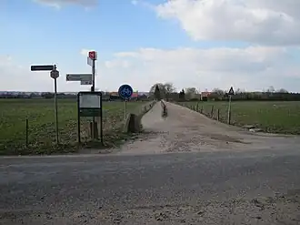 Grensovergang Ketelstraat, bij Groesbeek