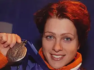 Smit met zilveren medaille (Olympische Winterspelen 2002)