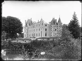 Het kasteel rond 1900-1920