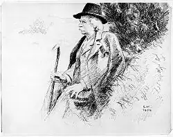 Portret van Edvard Grieg, 1902, Bibliotheek Bergen