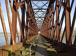 Doorkijk over de Griethauser Altrhein