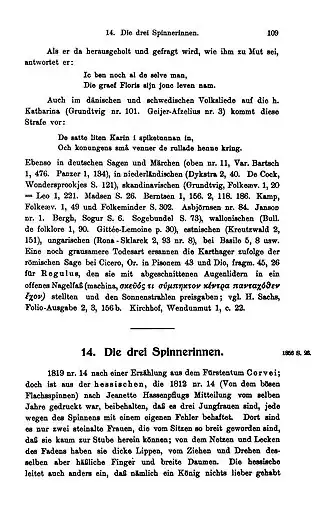 Duitse bladzijde uit 1913