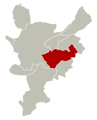 Kaart van Grivegnée