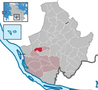 Kaart van Groß Nordende