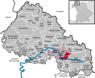 Kaart van Großeibstadt