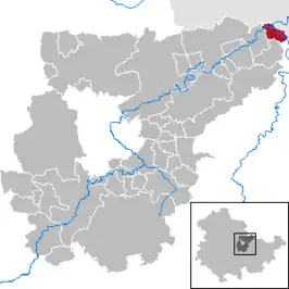 Kaart van Großheringen