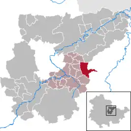 Kaart van Großschwabhausen