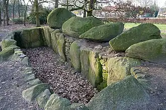 Ganggrab Ostenwalde, ten W van Werlte, Sprockhoff-Nr. 825