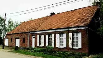 Graanwindmolen en molenhuizen van Bouwel