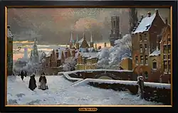 De Meebrug geschilderd door Flori Van Acker (1893)