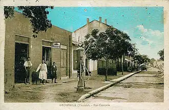 Hoofdstraat van Grombalia (rond 1920)