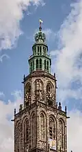 Detail van de toren (Zuidwestzijde)